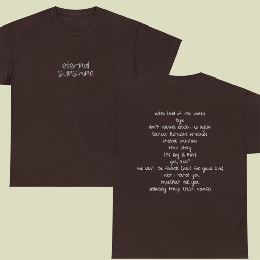 Eternal Sunshine tracklist Unisex t-shirt | Ariana