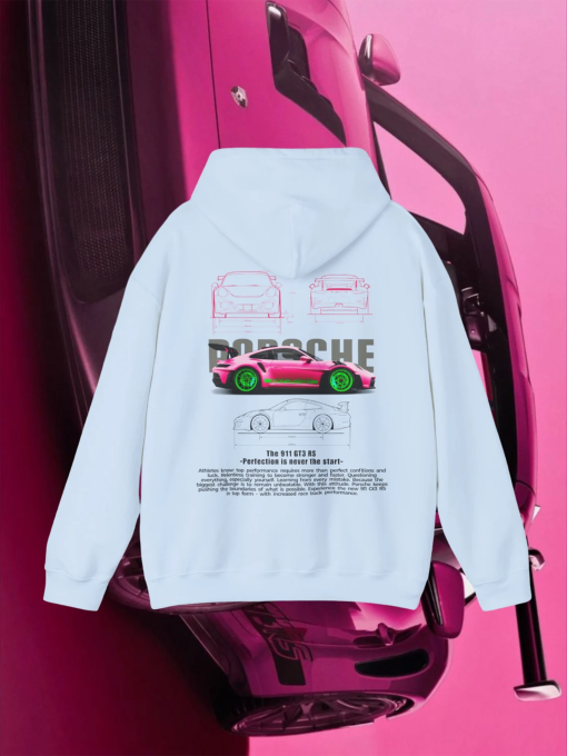 Porsche 911 GT3 RS Hoodie Pink-Stats