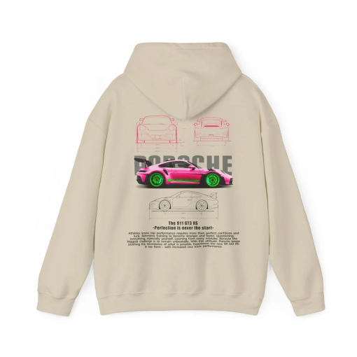 Porsche 911 GT3 RS Hoodie Pink-Stats