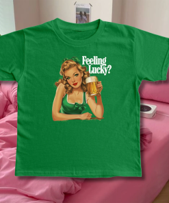 St Patty’s Day crop top Feeling Lucky…