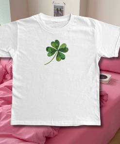 Four Leaf Clover crop top Cute y2k…