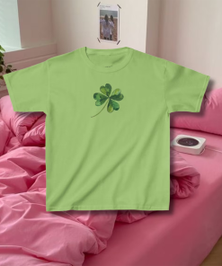 Four Leaf Clover crop top Cute y2k…