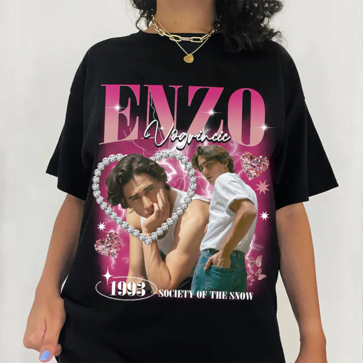 Retro ENZO VOGRINCIC Vintage 90s SweatShirt, Enzo Vogrincic Homage Gift, Enzo Vogrincic tour 2024, Society of the Snow, Cursed Tee