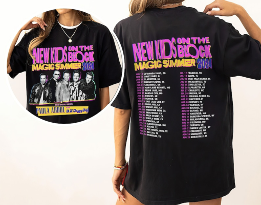 New Kids on the Block The Magic Summer Tour 2024 Shirt, New Kids on the Block Band Fan Shirt, New Kids on the Block Shirt