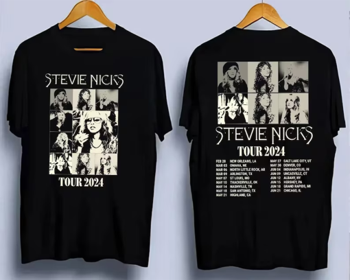 90s Graphic Stevie Nicks Tour 2024 Shirt, Stevie Nicks Tour Live In Concert 2 side Shirt, Stevie Shirt Fan Gift Vintage sweatshirts