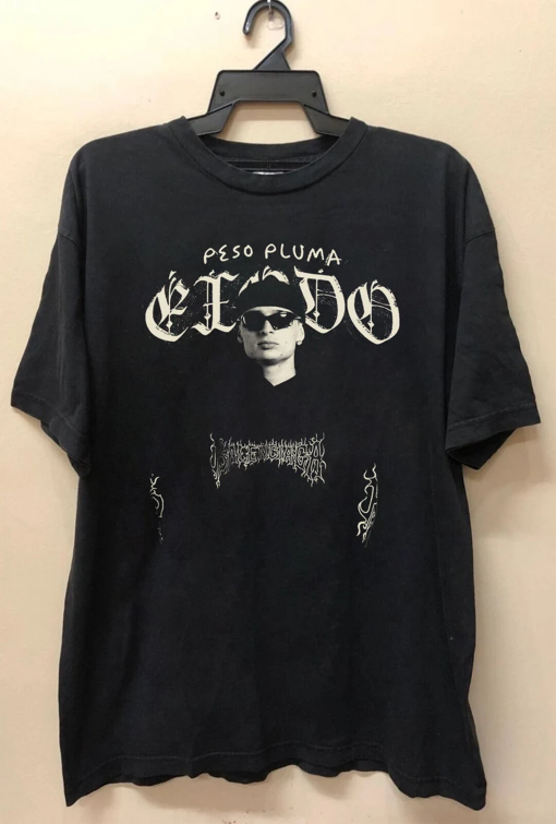 Peso Pluma World Tour Shirt, Peso Pluma 2024 Concert Shirt, Rapper Peso Pluma Shirt For Fan, 90s Graphic Unisex Tee