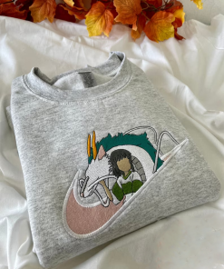 N.k.e Spirited Away Embroidered Sweatshirt , Vintage…