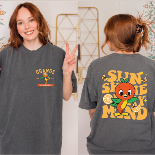 Orange Bird Sunshine Shirt, Orange Bird Shirt, Disney Orange Bird Shirt, Summer Vacation Shirt, Hello Sunshine Shirt, Summer Shirt