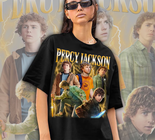 Retro 90s Percy Jackson Shirt, Bootleg Walker Scobell Shirt, Percy Jackson and the Olympians Main Cast Shirt, TV Series Shirt