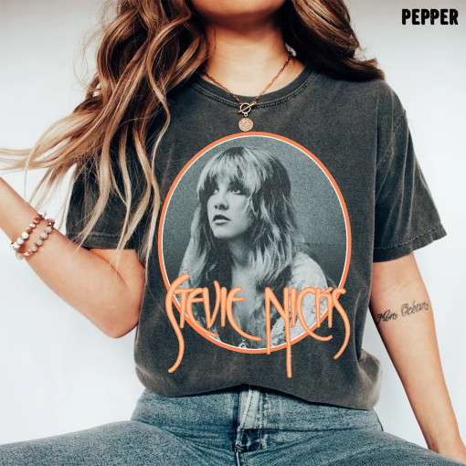 Stevie Nicks Shirt, Retro Stevie Nicks shirt Wildflower Vintage Stevie Nicks Graphic Tee