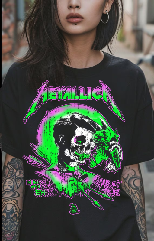 Vintage Metallica,Metallica Shirt,Vintage Rock Shirt,Metallica T Shirt,90s Tees,Aesthetic Graphic T,Rock Band Shirt,Metallica Tshirt