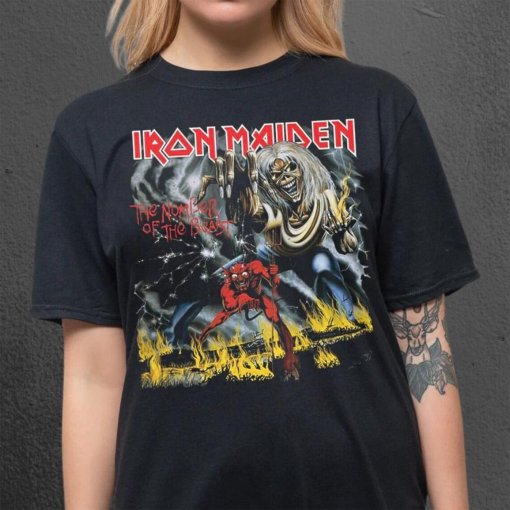 2003 Iron Maiden Tour T-shirt, Metallica T-shirt, Vintage Y2k Iron Maiden, Mental Band, Killer Tour Band, Heavy Metal T-shirt