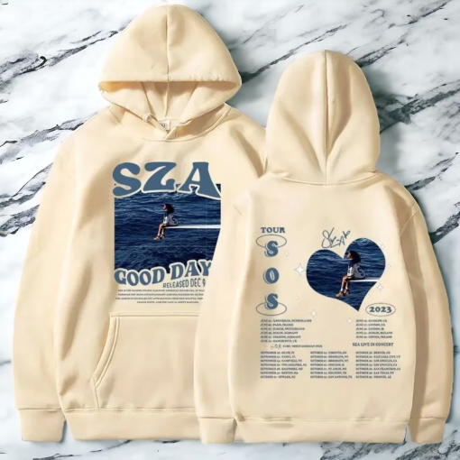 Singer SZA Good Days SOS Tour Printed Hoodie, Merchandise Hoodie, Concert Gift Hoodie, Hoodie Streetwear Unisex, SZA Fan Gift