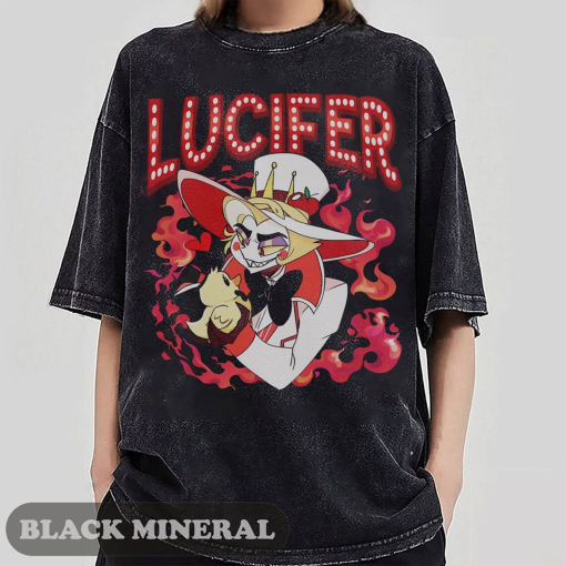 Hazbin Hotel Lucifer Shirt, Hazibin Hotel Charaters Matching T-shirt, Hazbin Hotel Cartoon Merch, Lucifer Morningstar Shirt, Helluva Boss