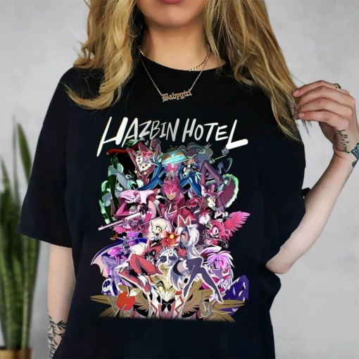 Alastor Hazbin Hotel Shirt/ Hazbin Hotel Characters shirt/ Hazbin Hotel Cartoon Merch, Hazbin Hotel Tshirt, Helluva Boss/n24