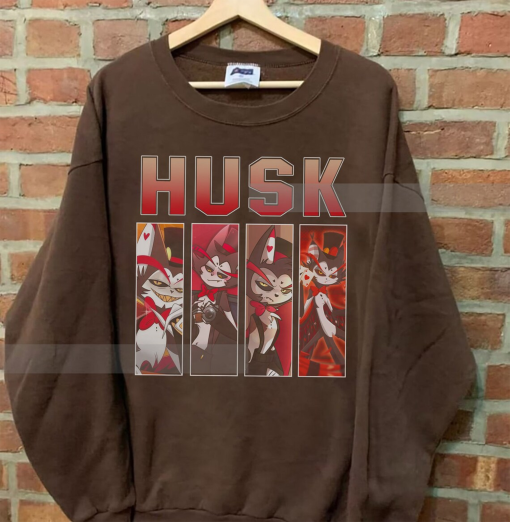 Husk Hazbin Hotel Merch T-Shirt, Husk Hazbin Hotel Shirt, Alastor Husk Unisex T- Shirt, Morningstar Characters shirt, Gift for Fans Lover