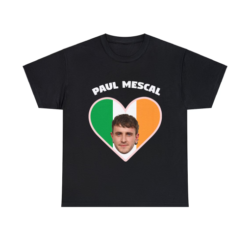 Paul Mescal Irish Heart Tshirt