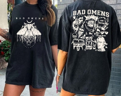 Vintage Bad Omens 2024 Shirt, Bad Omens Concrete Forever Tour 2024 Shirt, Bad Omens Rock Music Shirt, Fade Reaper Tee,Wraith Bad Omens Shirt