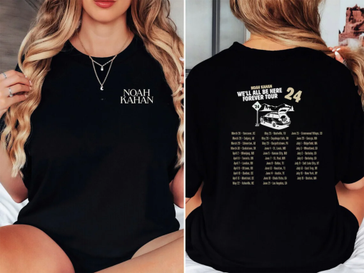 Noah Kahan Shirt – We’ll All Be Here Forever Tour – Noah Kahan Tour Merch – Vintage T-shirt