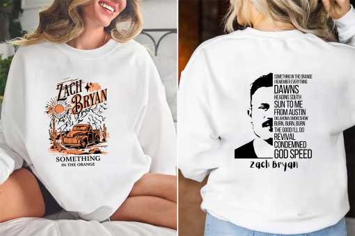 Zach Bryan Full Tracklist, American Heartbreak Album Cover Front And Back Sweater or Hoodie,Zach Bryan 90s Rap Hoodie