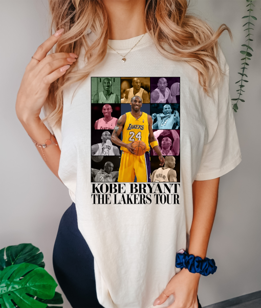 Basketball GOAT Shirt, The Lakers Tour Kobe Bryant Shirt