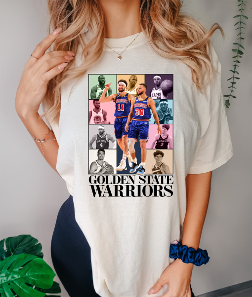 Golden state warriors stephen curry and klay thompson shirt, basketball warrior team shirt