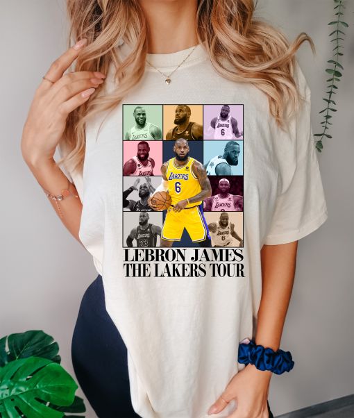 Lebron James The Lakers Tour Shirt, Basketball GOAT Shirt