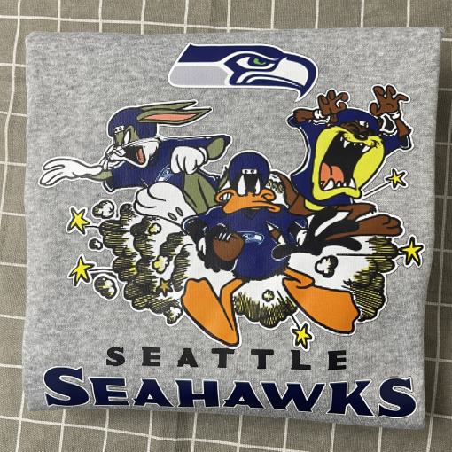 Looney Tunes Seattle Seahawks Football Sweatshirt