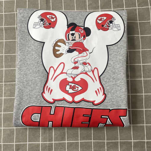 Mickey Chiefs Football Sweatshirt