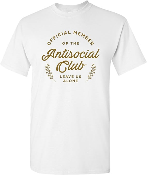 Antisocial Social Club – Shy, Loner, Funny Graphic T-Shirt