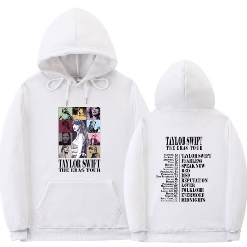 Two Sided Eras Tour Concert Hoodie, Eras Tour Sweat a capuche, Taylor Swift Sweatshirt, Ts Merch Hoodie, Swiftie Hoodie