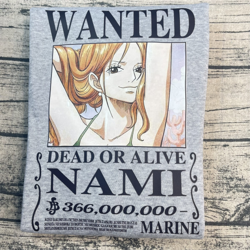 Nami Wanted One Piece Anime Sweatshirt