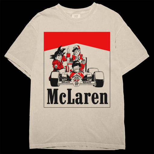 Dragon Ball McLaren Racing T Shirt