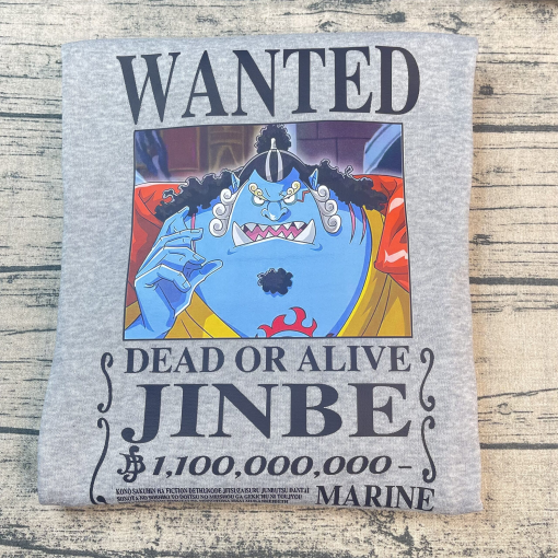 Jinbe Wanted One Piece Anime Sweatshirt