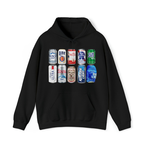 Viral Beer Can Hooded Sweatshirt