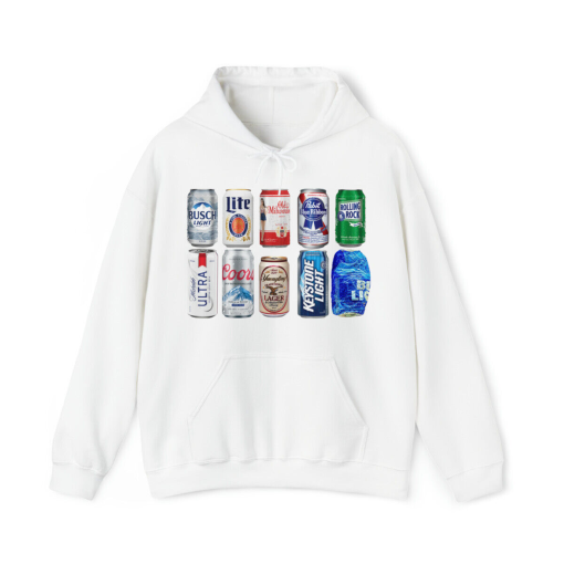 Viral Beer Can Hooded Sweatshirt