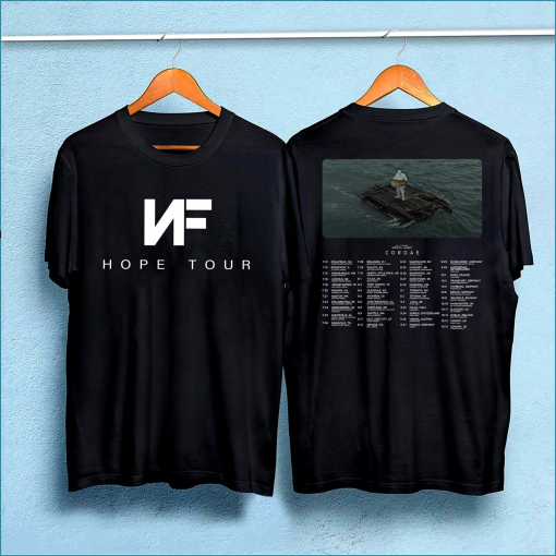 NF Shirt Hope Tour 2023 Fan Rapper Concert Album Merch Tee Gift