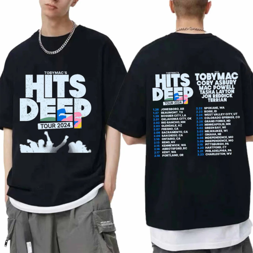 TobyMac Shirt, Hits Deep Tour 2024 Shirt, TobyMac Hits Deep 2024 Concert Shirt, TobyMac Fan Shirt, Hits Deep Tour Shirt