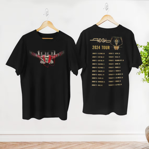 Graphic Tool Band T-Shirt, Tool In Concert 2024 Unisex Shirt, Tool Band Fan Gift, Rock Band Tool 2024 Tour Shirt, Tool Band Concert Merch