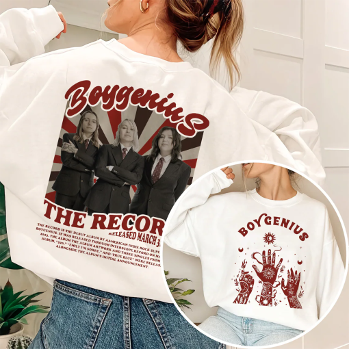 Boygenius The Record T-Shirt, Boygenius 2023 Tour Sweatshirt, Rock Band Concert Merch, Indie Rock Music Tee, Boygenius Fan Gift