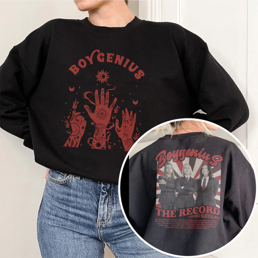 Boygenius The Record T-Shirt, Boygenius 2023 Tour Sweatshirt, Rock Band Concert Merch, Indie Rock Music Tee, Boygenius Fan Gift