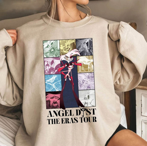 Angel Dust Eras Tour Shirt, Hazbin Hotel Tee Tops Hoodie