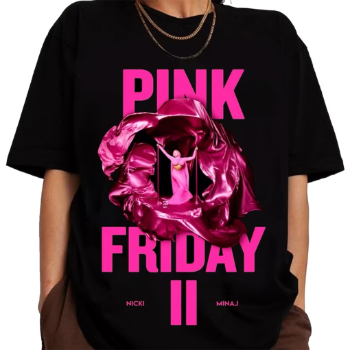 2024 Nicki Minaj Tour T-Shirt, Nicki Minaj Pink Friday 2 Concert Shirt, Nicki Minaj Fan Gift, Nicki Minaj Merch, Rapper Nicki Minaj Shirt