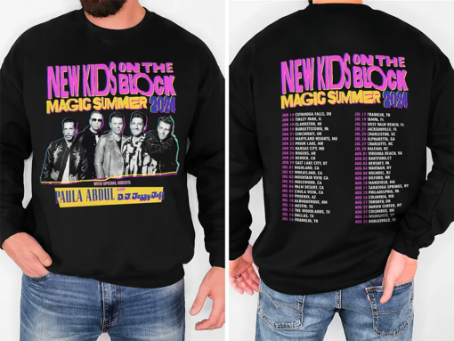 New Kids on the Block The Magic Summer Tour 2024 Shirt, New Kids on the Block Band Fan Shirt, New Kids on the Block Shirt, NKOTB 2024 Shirt