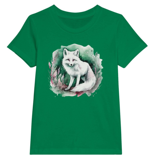 Adorable Artic Wolf Premium Kids Crewneck T-shirt