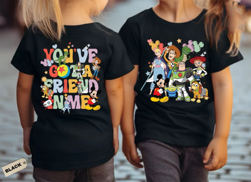 You’ve Got A Friend In Me Front And Back Shirt, Toy Story Shirt, Toy Story Land Shirt, Jessie and Bullseye Tee, Disney Front And Back Shirts