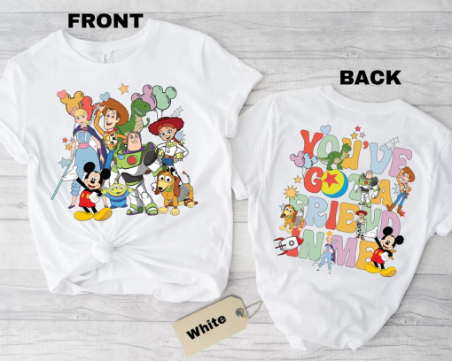 You’ve Got A Friend In Me Front And Back Shirt, Toy Story Shirt, Toy Story Land Shirt, Jessie and Bullseye Tee, Disney Front And Back Shirts