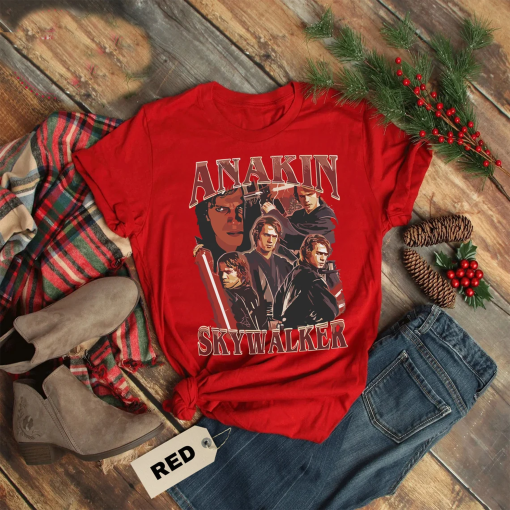 Anakin Skywalker Shirt, Anakin Skywalker Vintage 90′ Shirt, Anakin Skywalker Classic Vintage Bootleg Top, Anakin Skywalker Shirt, Anakin Tee