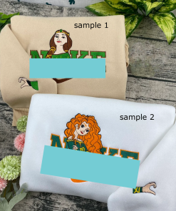 Merida and Elinor Matching Sweatshirt, Embr Sweatshirt