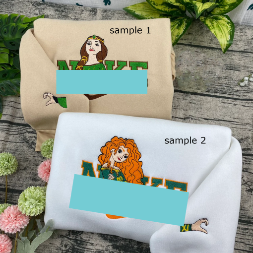 Merida and Elinor Matching Sweatshirt, Embr Sweatshirt